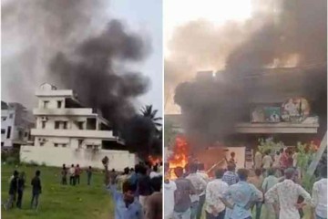 Andhra Minister and MLA’s homes torched over renaming of Konaseema district